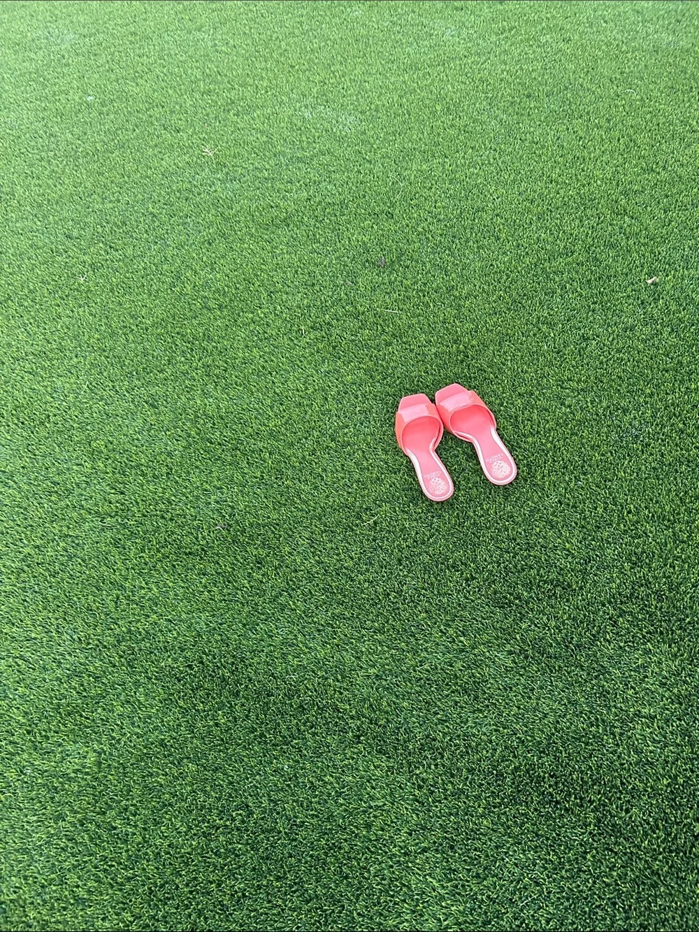 Vince Camuto Coral Pink Slide Sandals